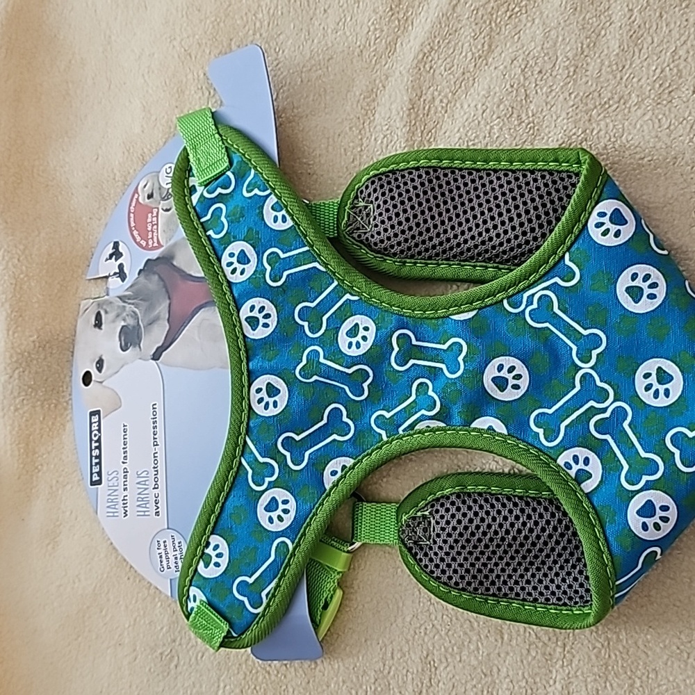 Dog Harness with snap fasteners